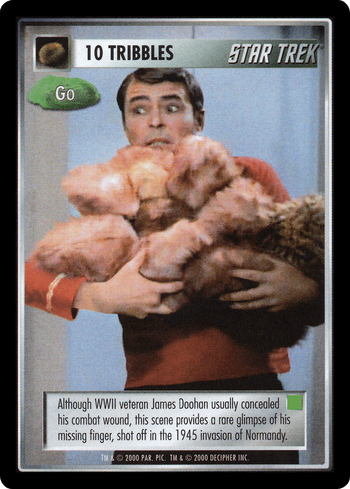 10 Tribbles - Go (Green)
